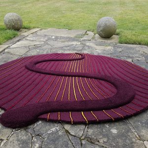 Hand Tufted Pure Wool Oval Shaped Rug